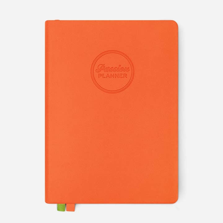 Weekly 2026 Planner - Tangerine Orange for wholesale by Passion Planner
