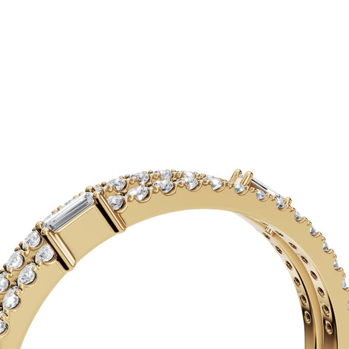 PureYou Jewelry - Wholesale Wedding Band/Ring - 14k Gold Diamond Statement Ring, Diamond Wedding Ring3