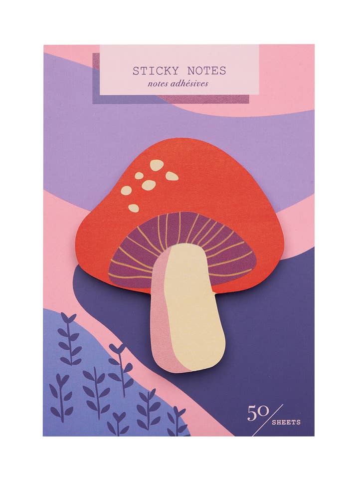 Mushroom Die Cut Sticky Notes for engroshandel hos Girl of All Work