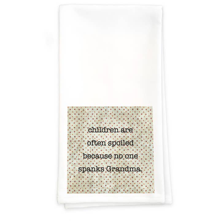 Spank Grandma - Towel for wholesale by Paisley & Parsley