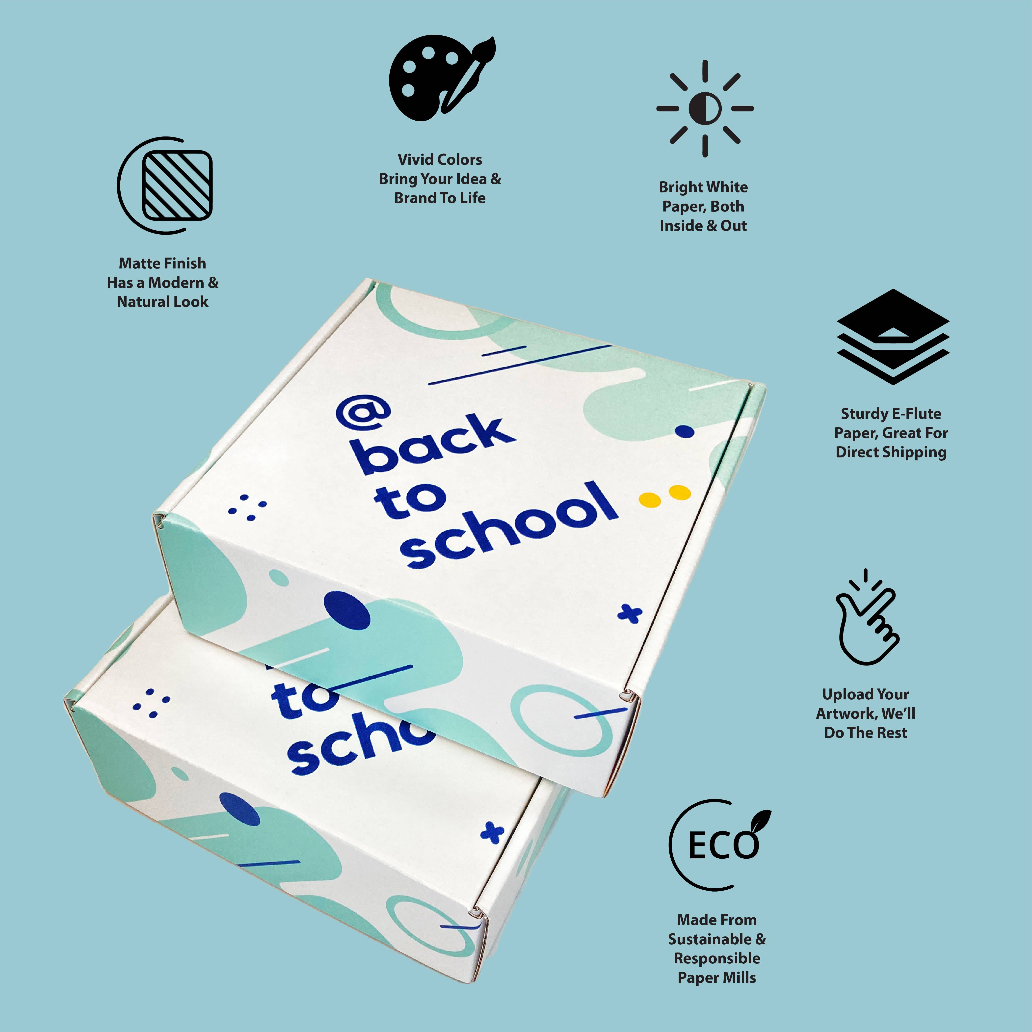 PackSales - Wholesale Gift Box - Box Design With Logo Print (Pack Of 25 Boxes)9