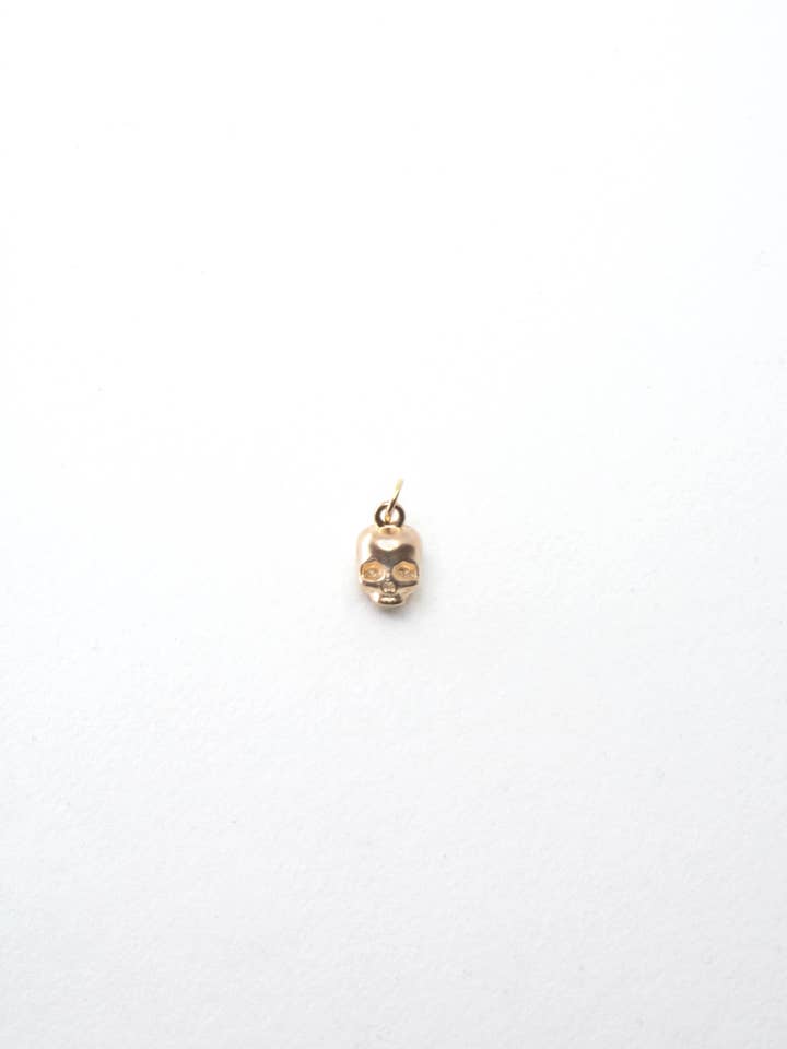 Skull Charm 14 K Gold for wholesale by Gold Gold Gold