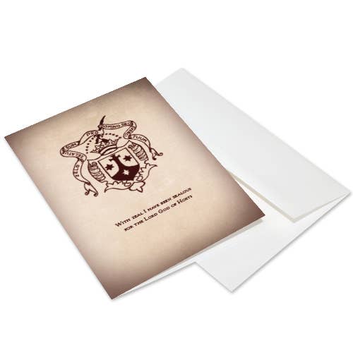 Carmelite Shield (10) Boxed Cards for wholesale by The Retro - a Full of Grace USA Company