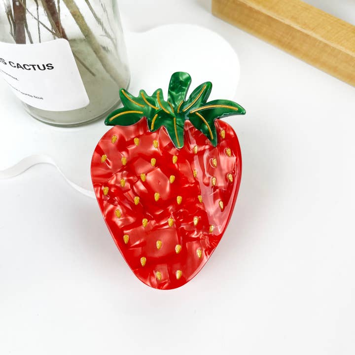 Strawberry Fruit Hair Clip for wholesale by mildstyles