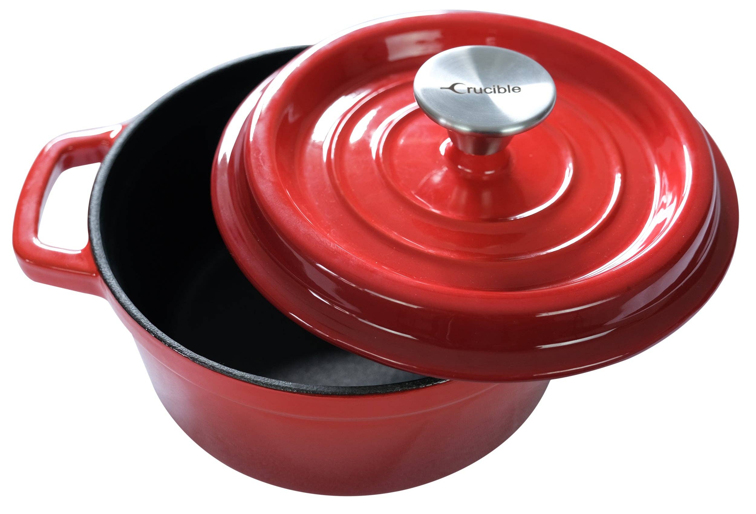 Crucible Cookware - Wholesale Cooking Pot - Enameled Cast Iron Dutch Oven Pot (7.87" / 20 cm diameter)6