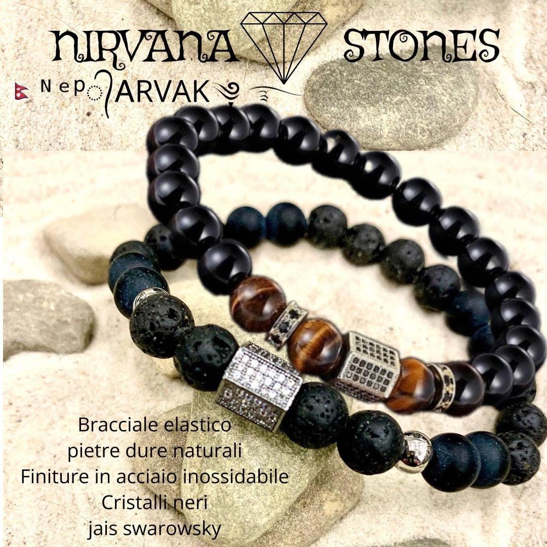 Atisha Spiritual Shop – wholesale Beaded bracelet – ARVAK ~ Natural Gemstone Elastic Bracelet0