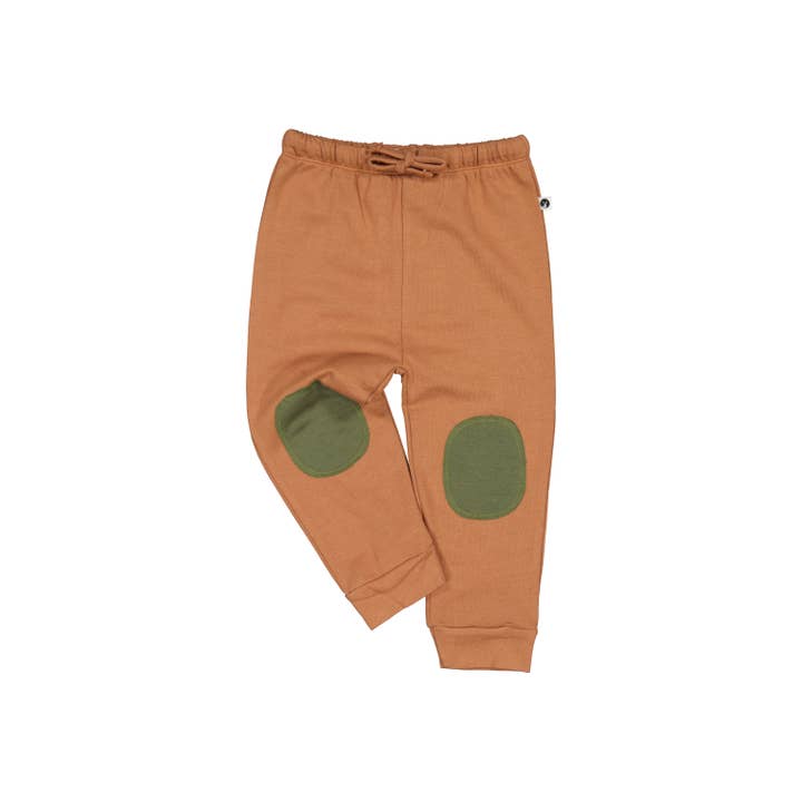 Tan / Moss Track pants Limited Offer for wholesale by Burrow & Be Australia