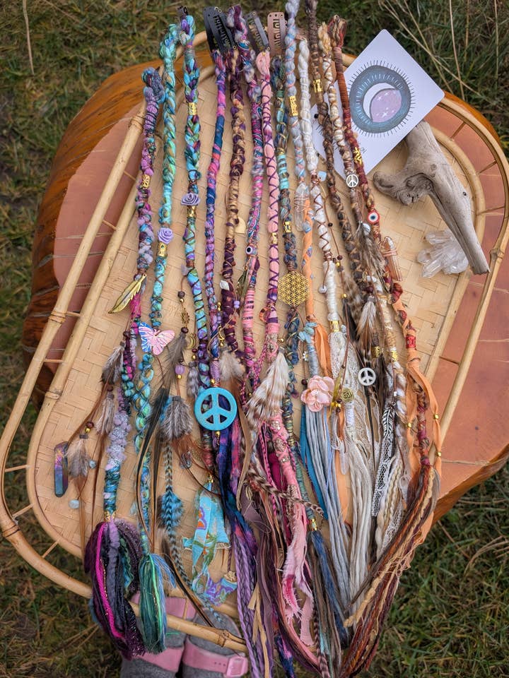 Ciocche di Capelli Personalizzate Free Spirit - Ecologiche, Bohemien (Copia) per la vendita all'ingrosso da parte di Sea Gypsy Designs