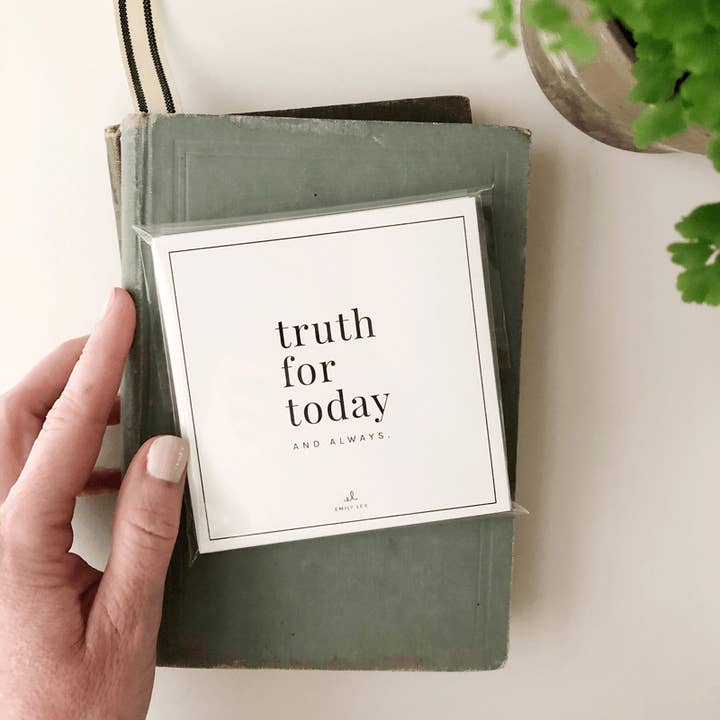 emily lex studio - Wholesale Stationery/Notecard Set - truth for today cards