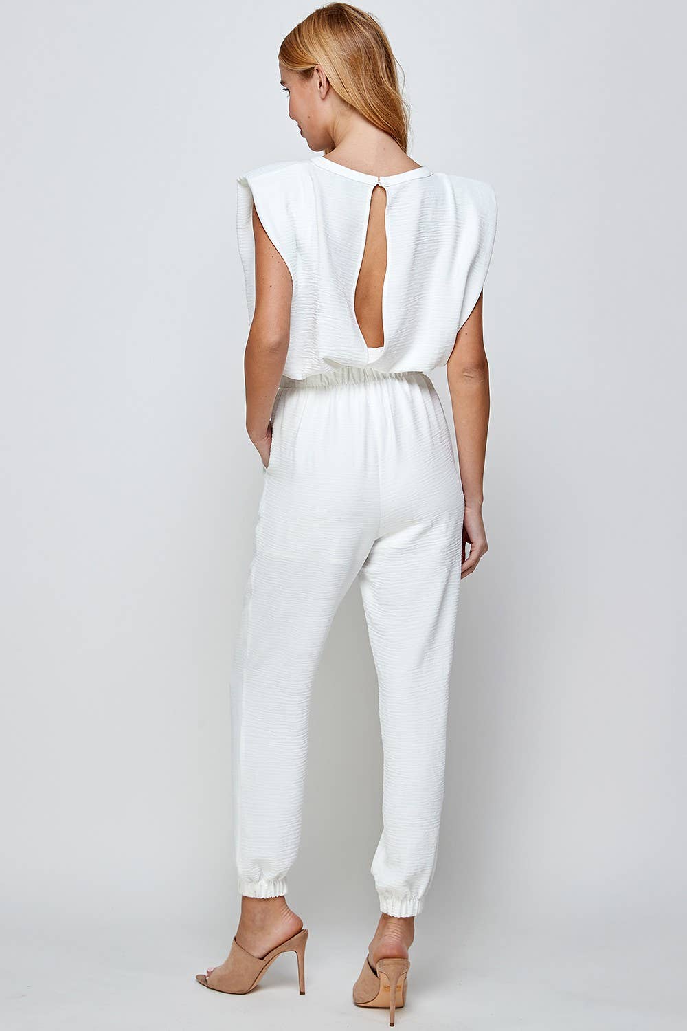 Strut & Bolt – wholesale Jumpsuit – Women's – Shoulder Muscle Padded Sleeveless Jogging Jumpsuit14