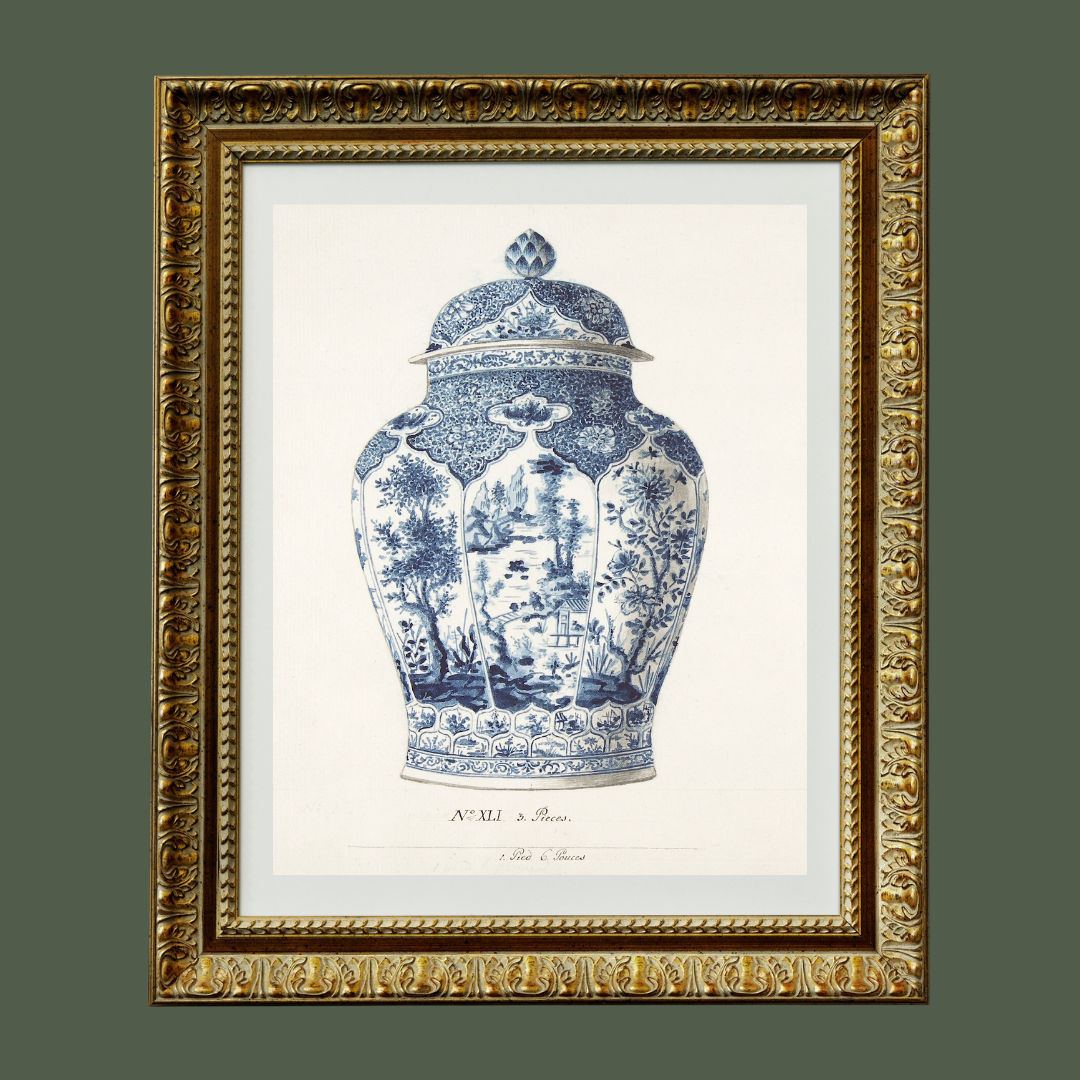 Sea to Skye - Wholesale Art Print - Chinoiserie Vase Antique Art Print5