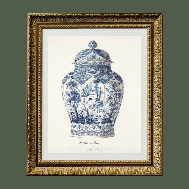 Sea to Skye - Wholesale Art Print - Chinoiserie Vase Antique Art Print5