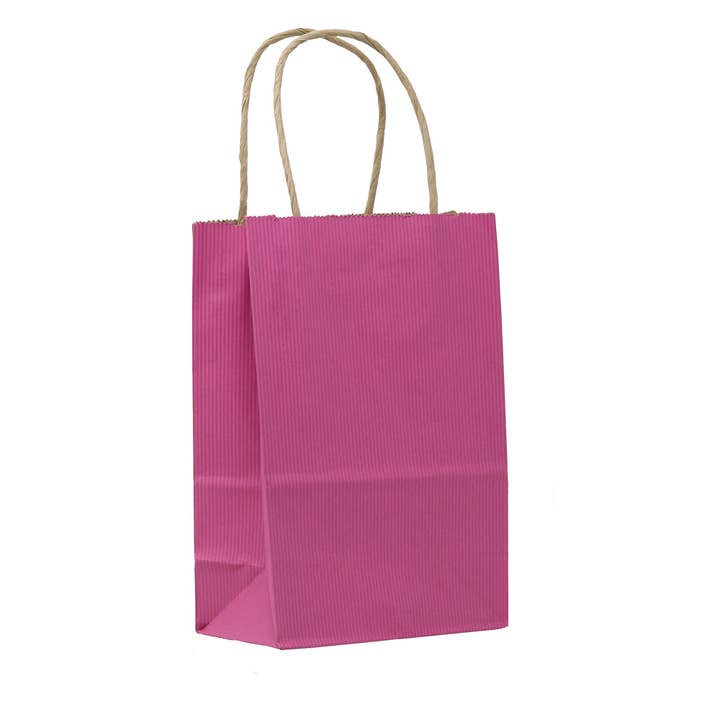 Striped Kraft Paper Bags for wholesale by PTP BAGS