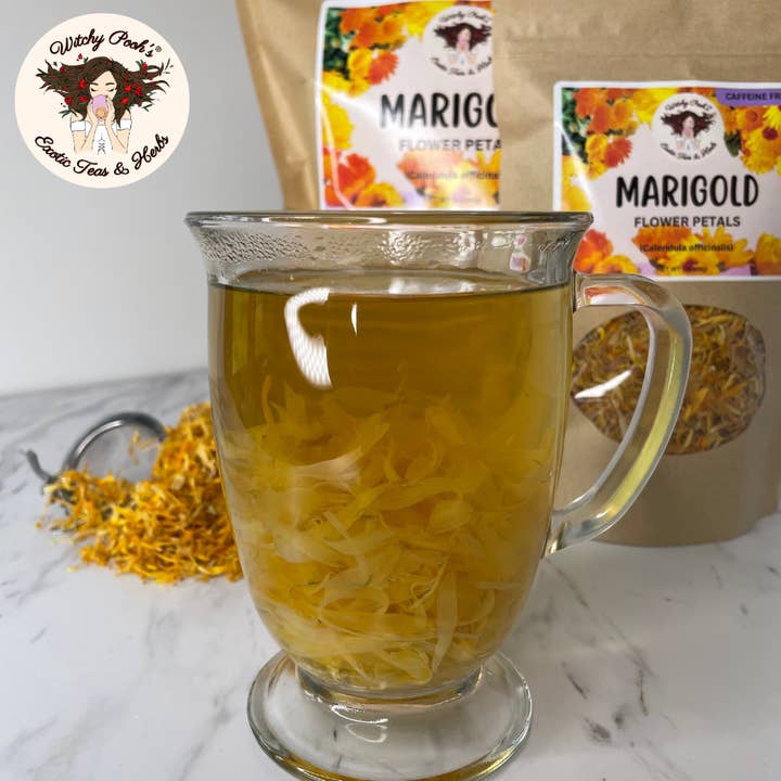 Witchy Pooh's Exotic Teas & Herbs - Wholesale Loose tea - Witchy Pooh's Marigold Tea - Flower Petals, Calendula8