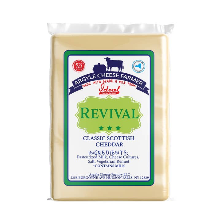 Argyle Cheese Farmer Revival 8 oz. Piece of Cheese for wholesale by Argyle Cheese Farmer