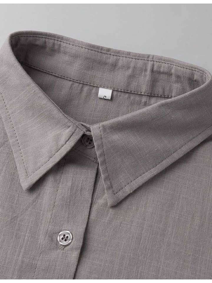 Sweetkama - Wholesale Top & short set (NOT loungewear) – Women’s - Ladies Solid Color Button Down Long Sleeves Shirt & Shorts Set12