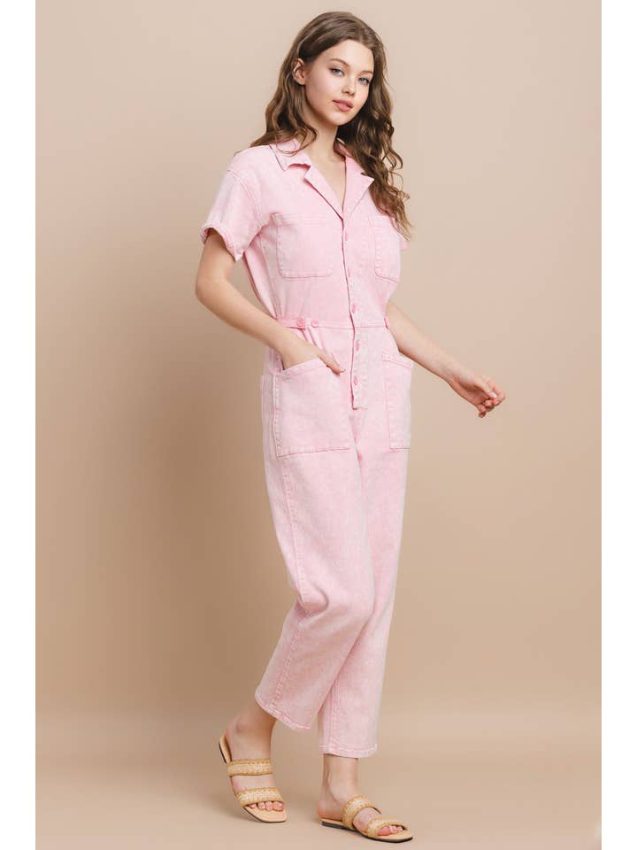 ROSE ALLZWECK-OVERALL AUS SÄUREGEWASCHENEM DENIM 4312RIB für den Großhandel auf Faire7