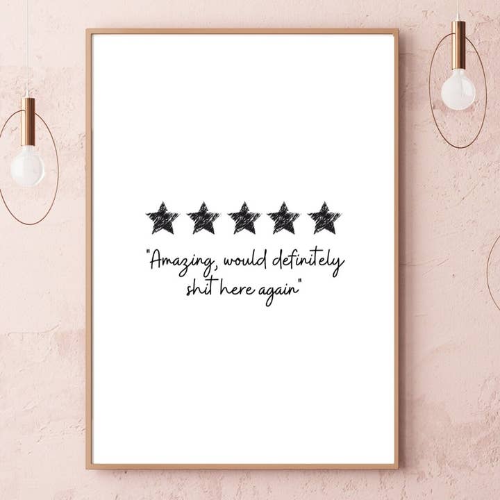 Poo Review Funny Bathroom Print and other Purchase wholesale whey isolate review. Free returns & net 60 terms on Faire trending on Faire.