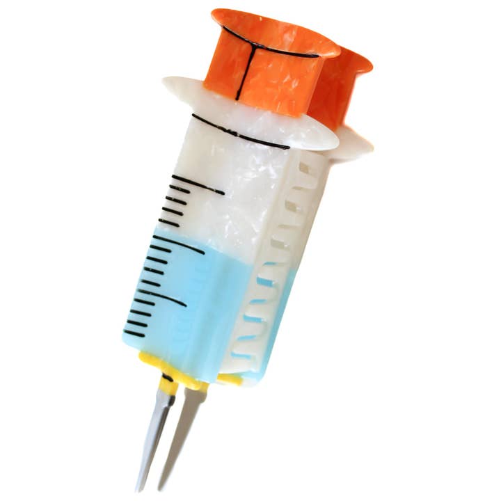 Syringe Hair Claw for wholesale by COLETTE BERNARD