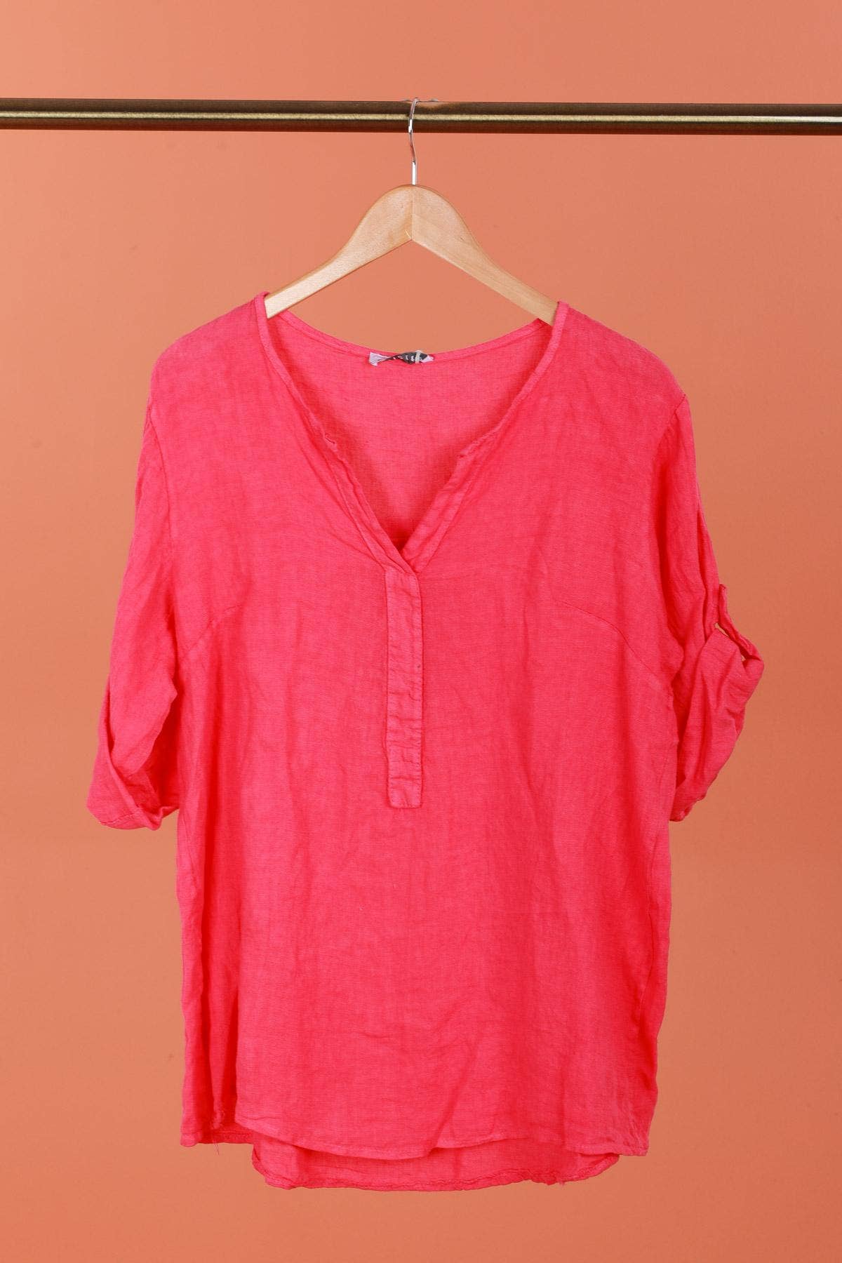 la maison des fibres naturelles - Wholesale Blouse - Women's - top 620411 100% linen made in Italy9