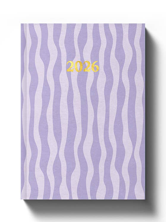2026 Veckokalender | Mjuk pärm Lila | Ficka A6 för wholesale av Yop & Tom | Journals, Notebooks & Planners