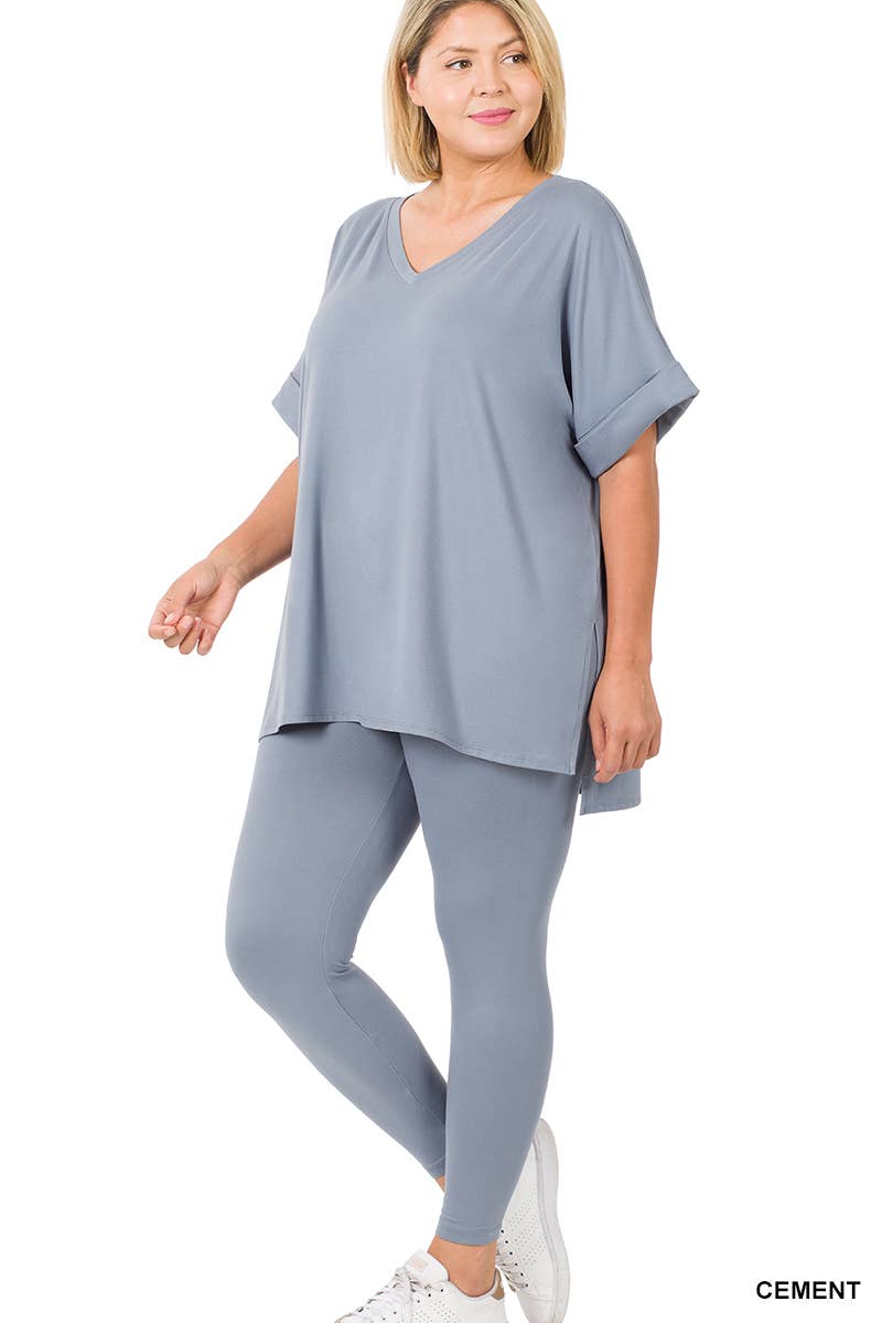 42POPS - Wholesale Lounge Set - Women's - `.Plus Microfiber Lounge Wear 2 Pc Set72