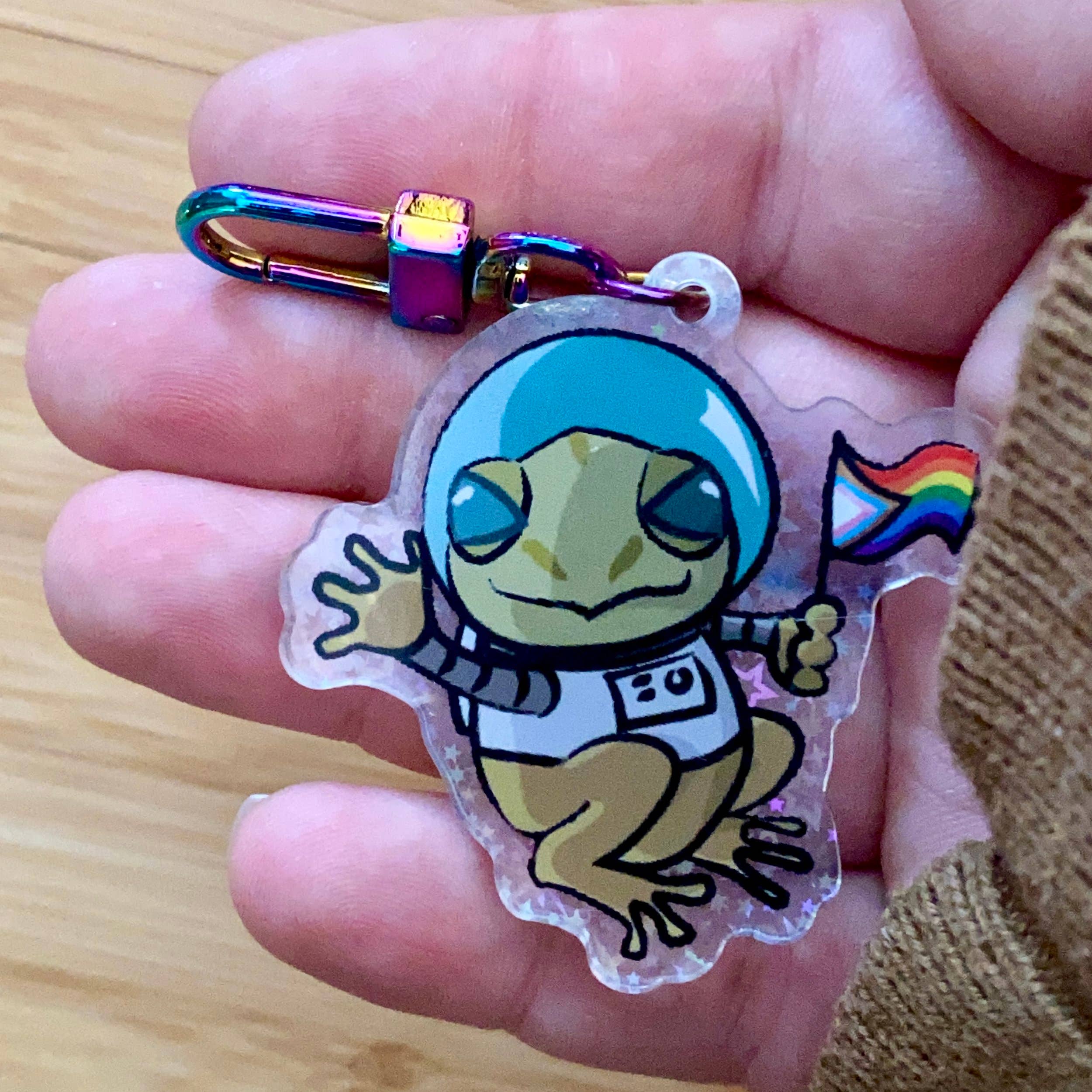 Rye & Co. - Wholesale Keychain - Unisex - GiGi the Coqui Acrylic Keychain