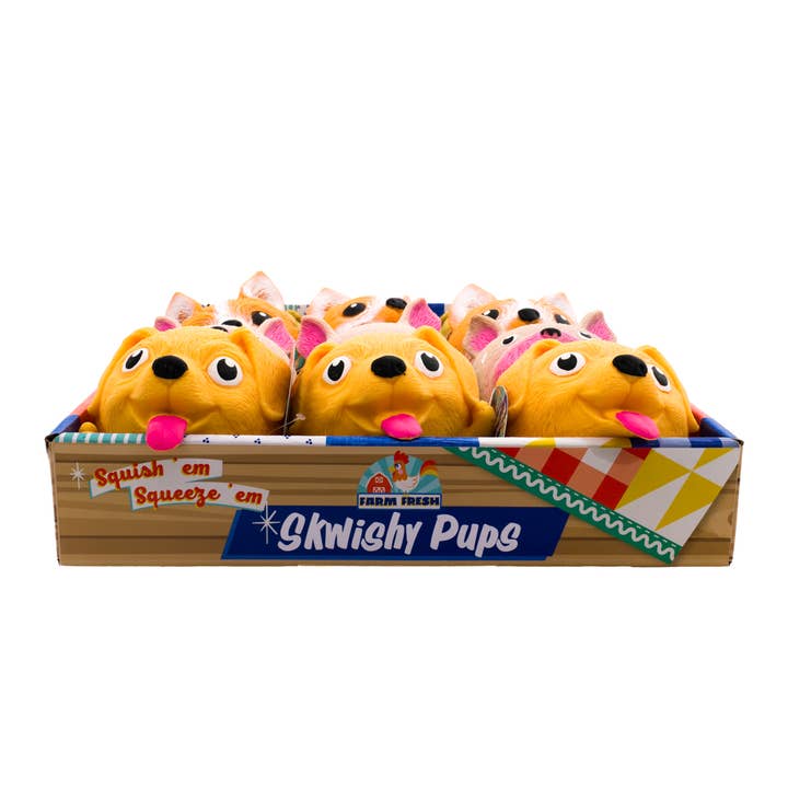 Toysmith - Wholesale Squishy Toy - Kids & Baby - Skwishy 4.5" Pet Dogs, Asst, Stretch/Squish/Squeeze
