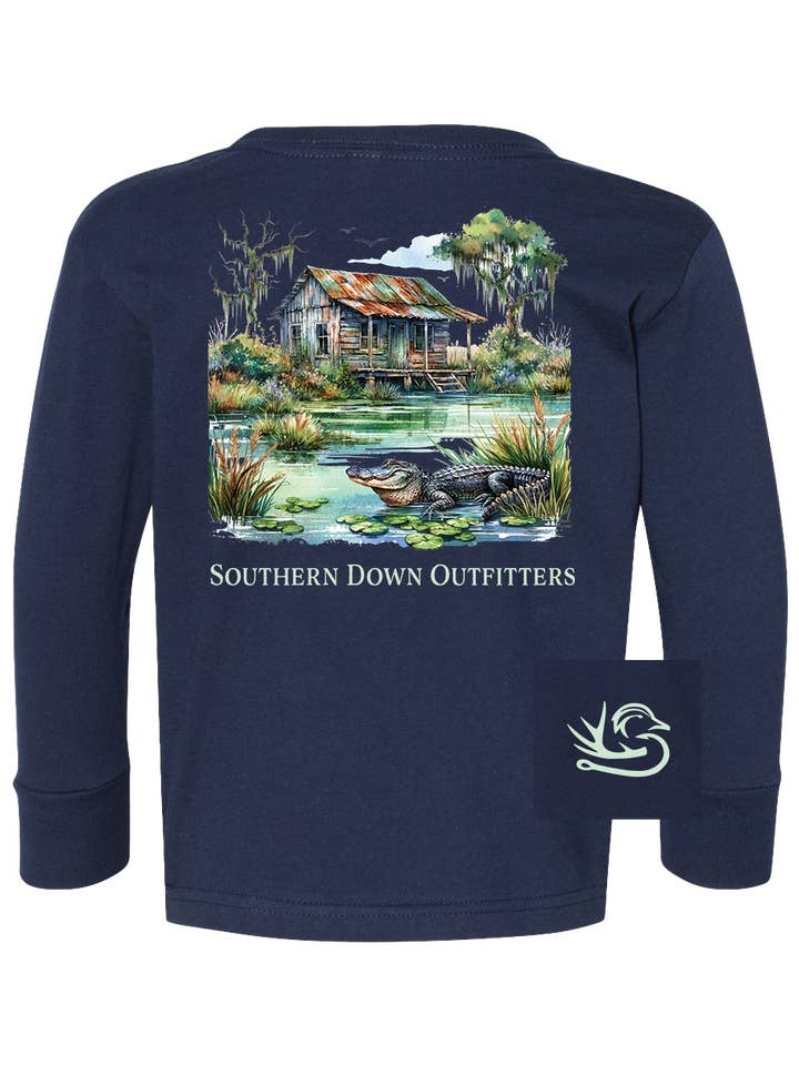 Swamp Shack Toddler T-shirt for engroshandel hos Southern Down Outfitters