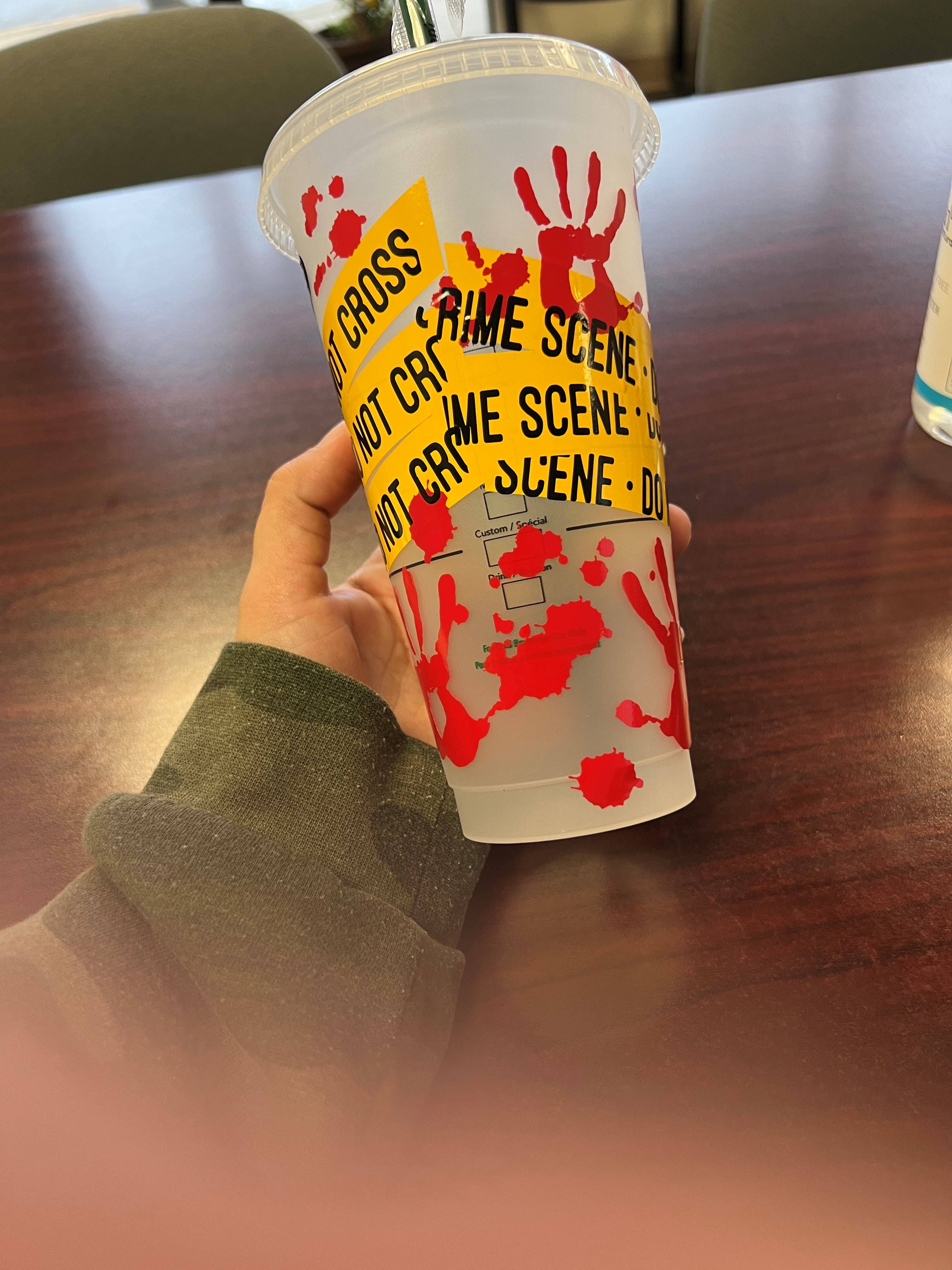 Ashleyvinylcreations - Venta al por mayor Vaso/copa - Copa Starbucks True Crime1