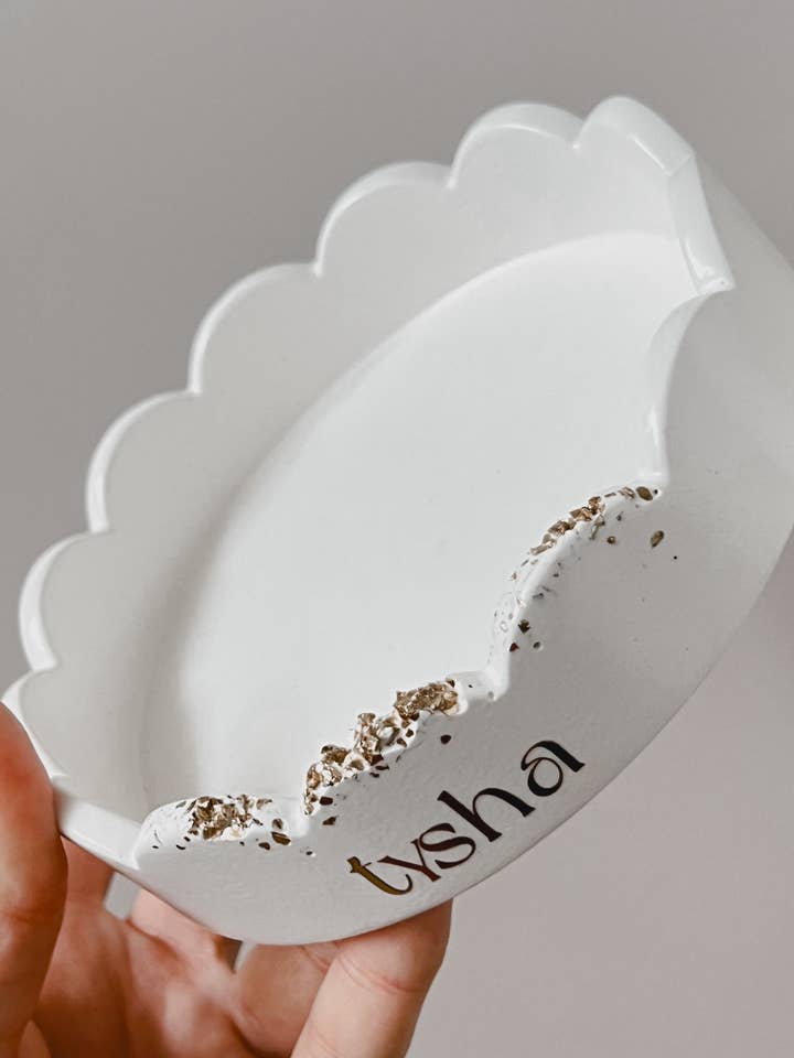 Small Round Tray KVITKA | Decor | Cozy | Natural | Minimalis for wholesale by TYSHA