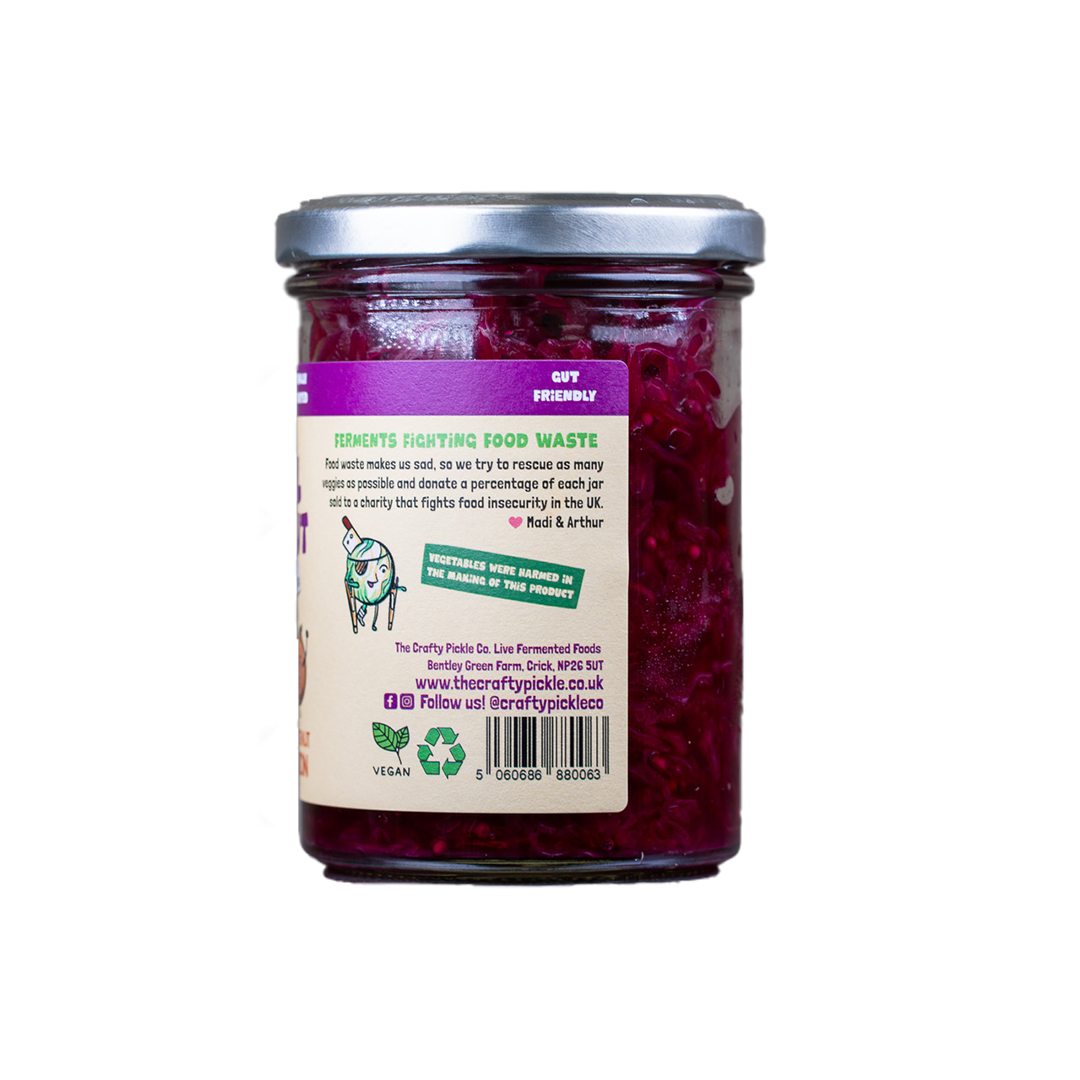 The Crafty Pickle Co. – wholesale Pickled vegetables – Radical Red Sauerkraut - onion & mustard sauerkraut3