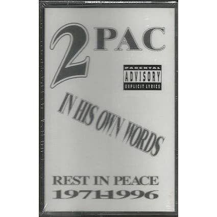 Real Retro - Wholesale Music Accessory - 2 PAC In His Own Words - Final Interview Cassette Tape