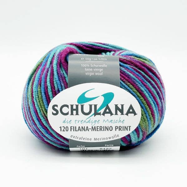 SCHULANA - Wholesale Yarn - 120 Filana merino print wool4
