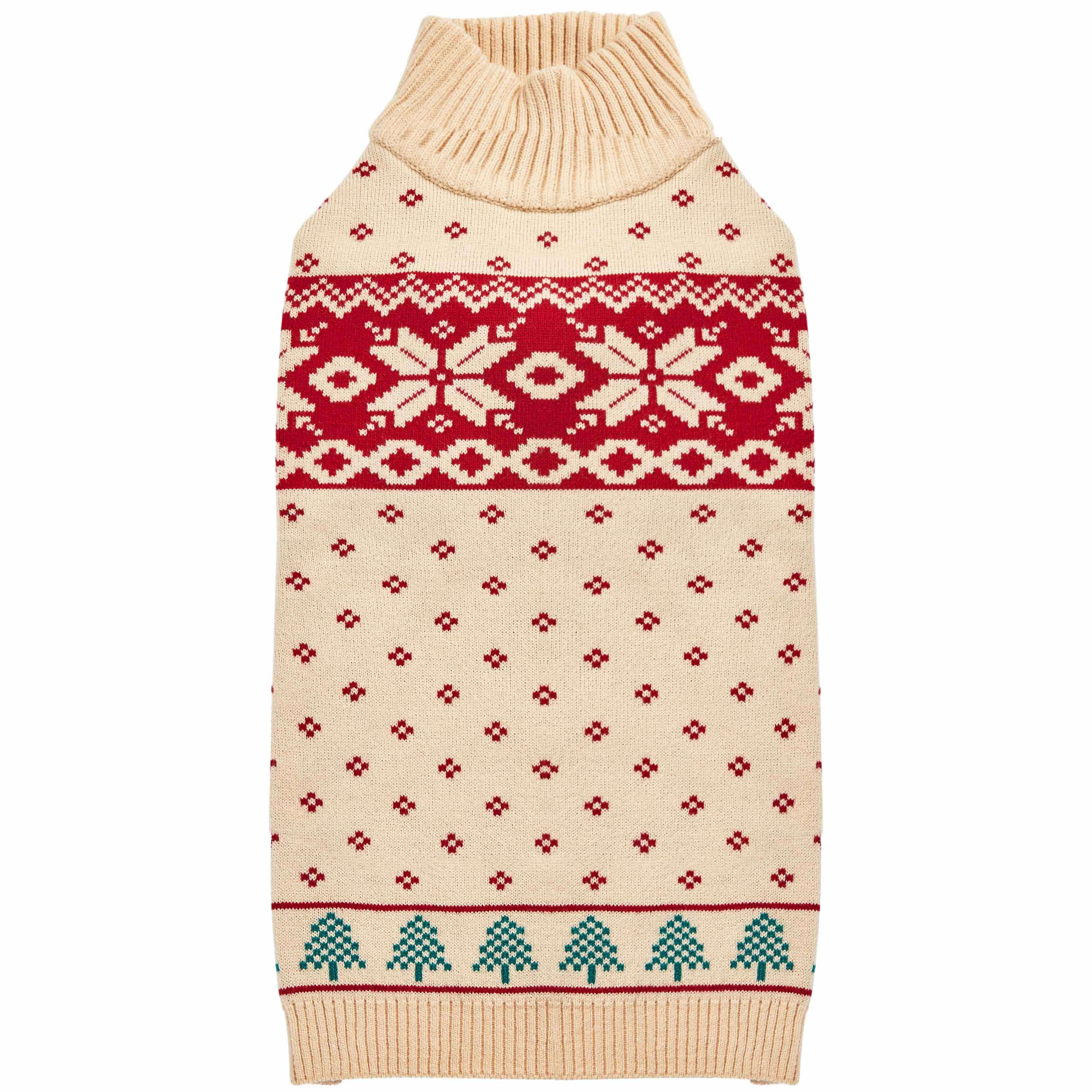 Blueberry Pet - Wholesale Pet Sweater - Dog - Custom-Knit & Dyed Christmas Snowflake Sweater - 6 Design 29