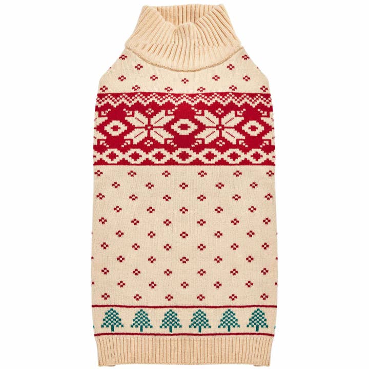 Blueberry Pet - Wholesale Pet Sweater - Dog - Custom-Knit & Dyed Christmas Snowflake Sweater - 6 Design 29