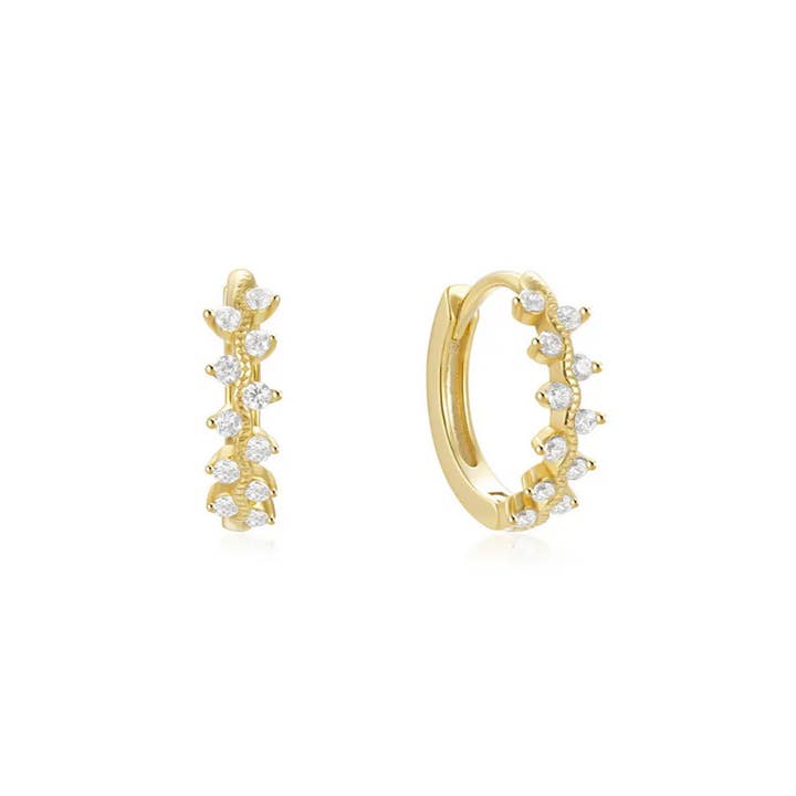 Essence Crystal Hoop Earrings for wholesale by Twilight London