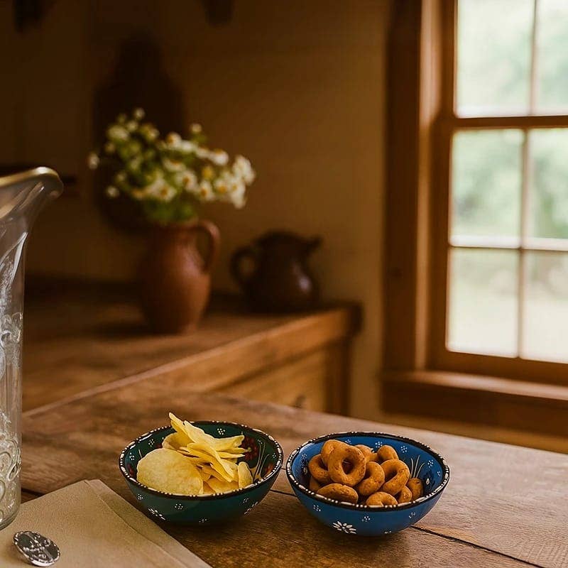 Etnico del Mondo - Wholesale Decorative Plate/Dish/Bowl - Turkish Ceramic Bowl Ethnic Handicraft Relief #96