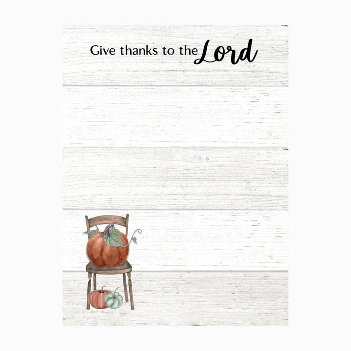 Give Thanks to the Lord Mini Notepad for wholesale by The Hearthside Collection