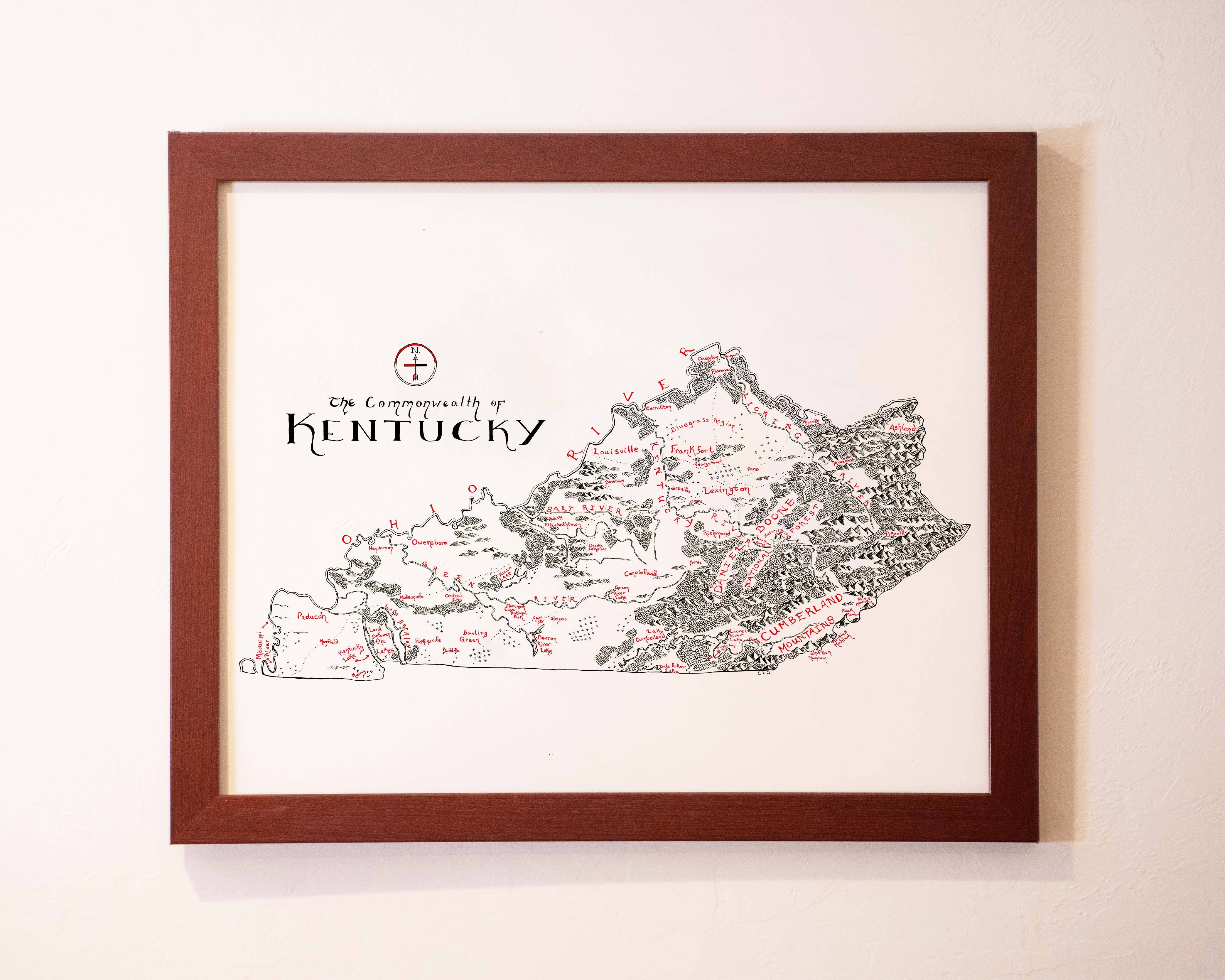 Lord of Maps - Wholesale Map - Kentucky Map8