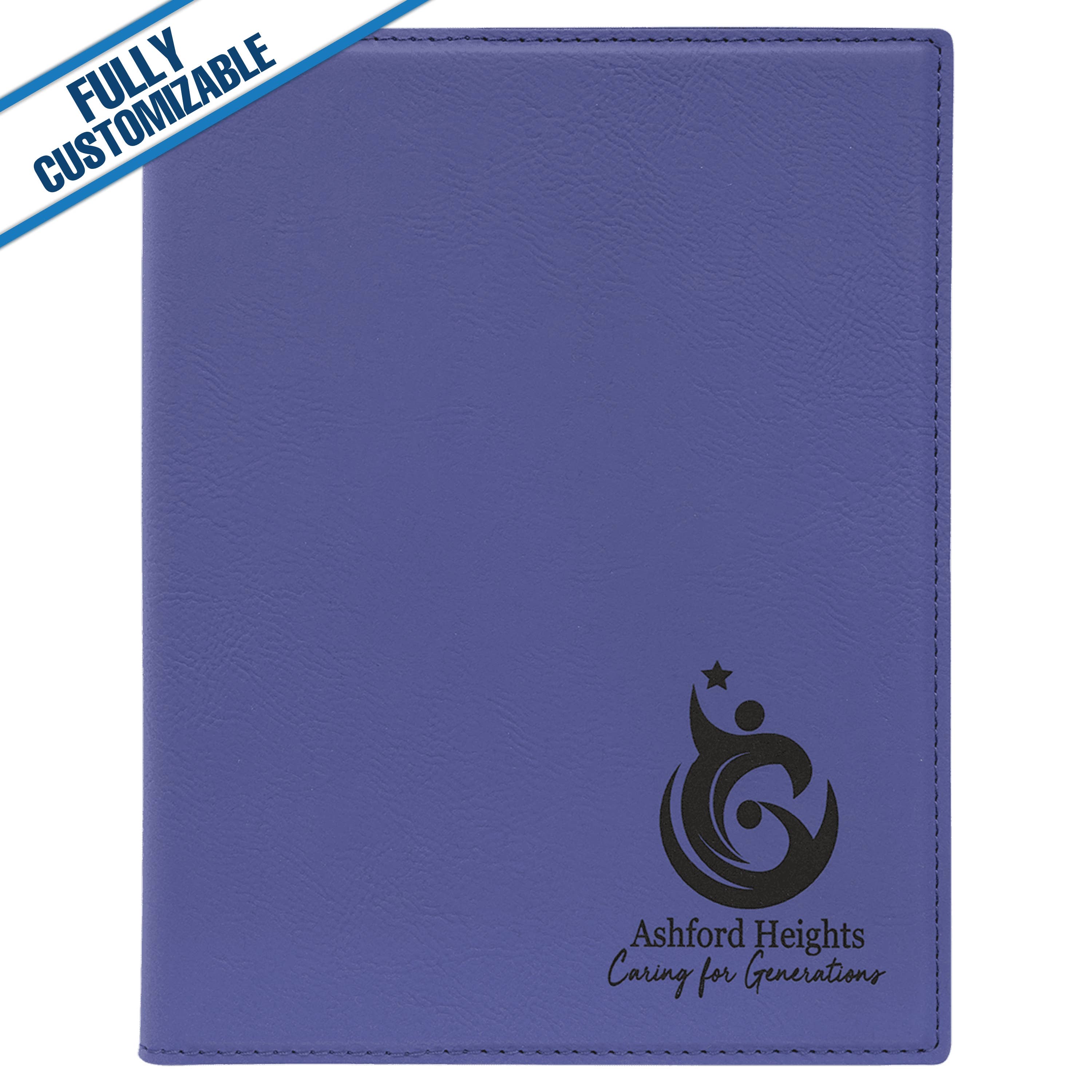 GiftWorksPlus - Wholesale Notepad - 7"x9" Leatherette Portfolio & Notepad - Fully Customizable17