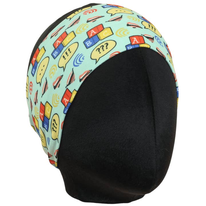 Talk Back Stretch Headband for wholesale by The Sassy Olive Handmade Headbands