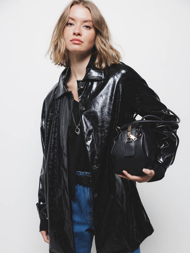 Chaqueta efecto cuero (423140-1) para venta al por mayor de Lanidor