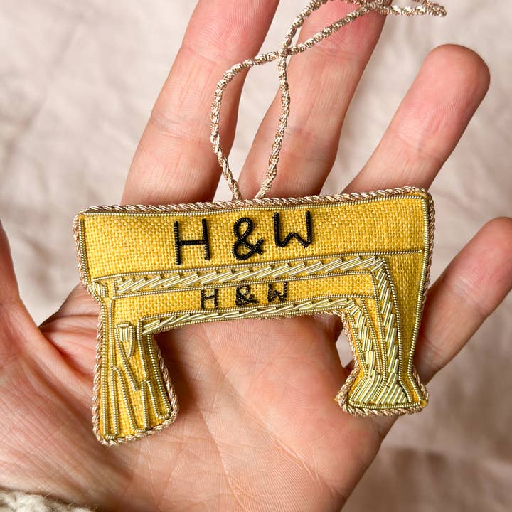 Katie Larmour Linen - Wholesale Ornament - Belfast Cranes Handmade Irish Souvenir Christmas Decoration1