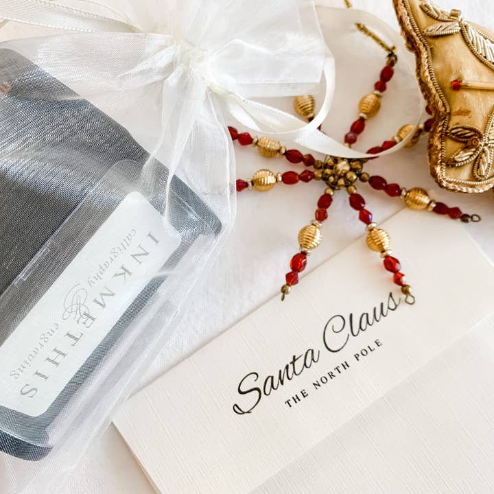 Santa Clause North Pole Stamp for wholesale by INKMETHIS Calligraphy & Engraving