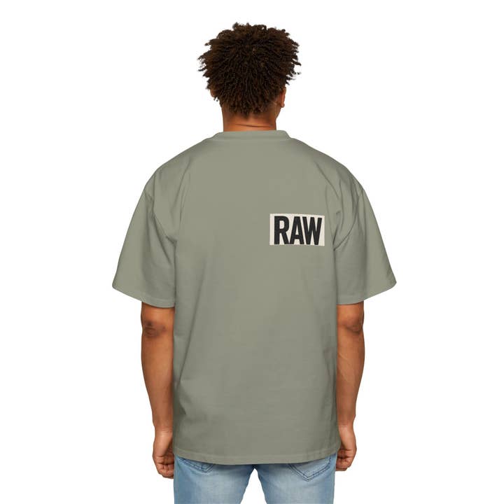 Men's Heavy Oversized Tee - Casual Streetwear, Summer Essential, Graphic T-Shirt, Gift for Him, Trending Fashion for wholesale by RC'nSONS