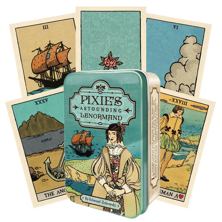 Cardshouse - Wholesale Tarot Cards - Pixie Astounding Lenormand Cards In A Tin
