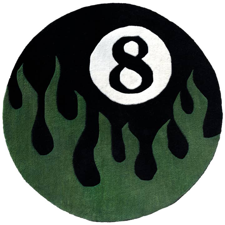 8 Ball Rug for wholesale by Day Off Ltd.