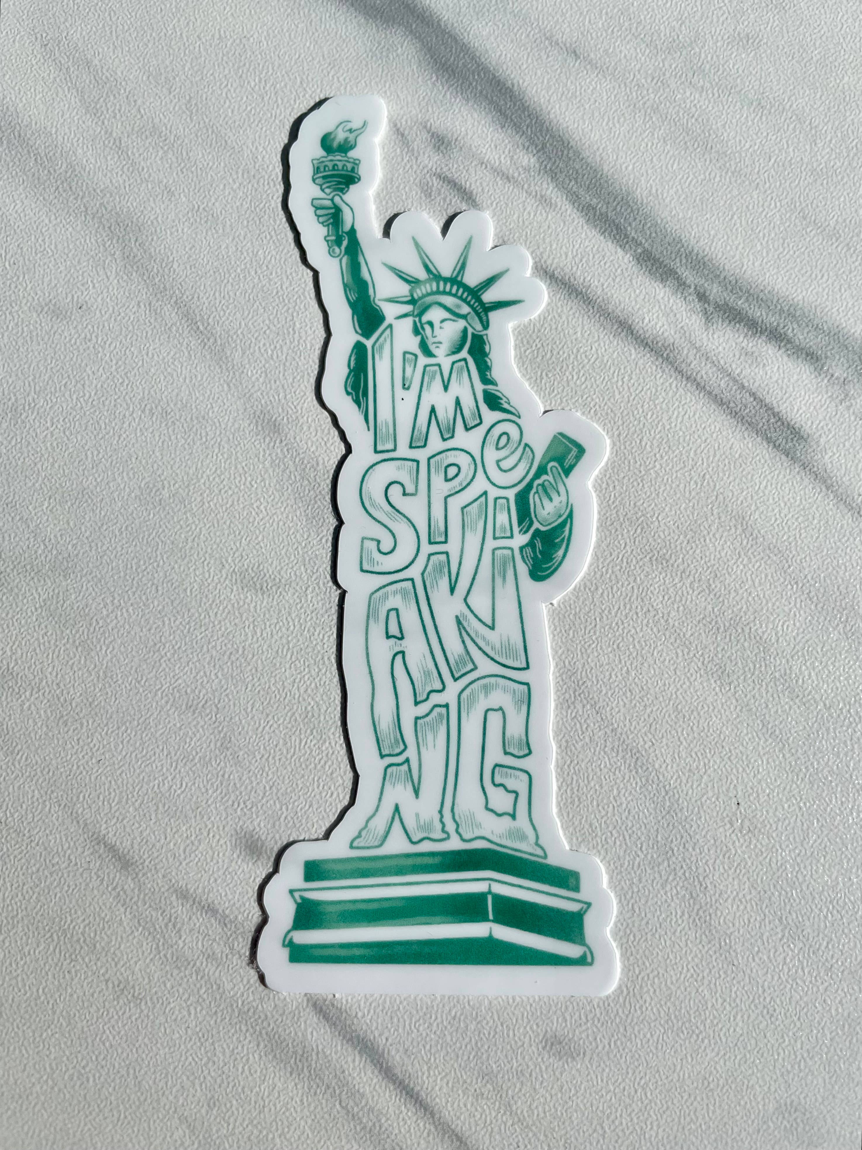 Denali & Co. – wholesale Klistermärke – Jag talar vinylklistermärke – Stå upp, tala ut, bli hörd3