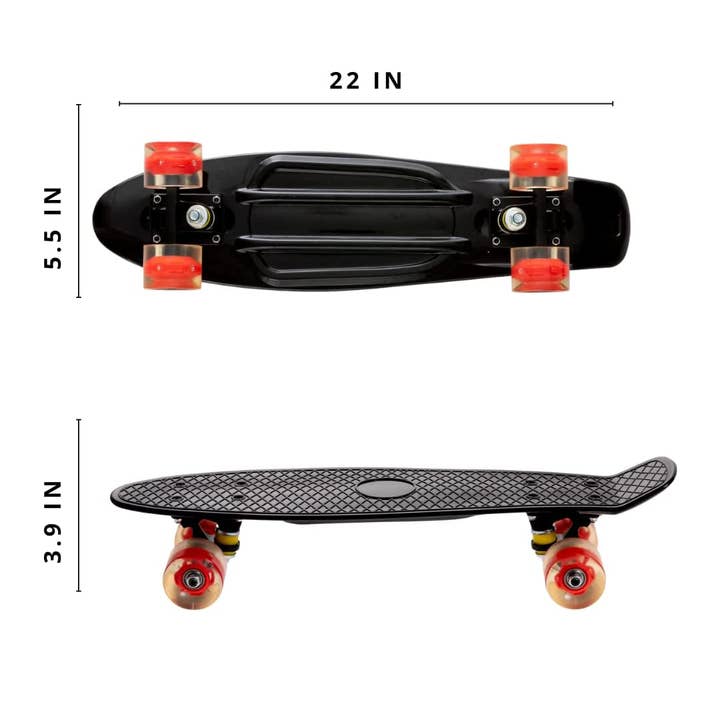 ROFFT USA LLC - Wholesale Toy Set - Kids - Mini Cruiser Penny Skateboard with LED Wheels - Set of 812